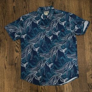 Blue print shirt